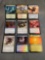 9 Card Lot of Magic the Gathering GOLD SYMBOL Rares and Foil Trading Cards from Binder Collection