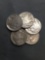 5 Count Lot of United States Buffalo Nickels Full Date - 90% Silver Coins from Estate
