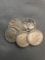 5 Count Lot of United States Buffalo Nickels Full Date - 90% Silver Coins from Estate