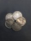 5 Count Lot of United States Buffalo Nickels Full Date - 90% Silver Coins from Estate