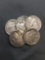 5 Count Lot of United States Buffalo Nickels Full Date - 90% Silver Coins from Estate