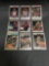 9 Card Lot of 1987-88 Fleer Basketball Cards Vintage from Huge Collection