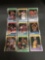 9 Card Lot of 1988-89 Fleer Basketball Cards Vintage from Huge Collection
