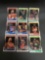 9 Card Lot of 1988-89 Fleer Basketball Cards Vintage from Huge Collection