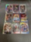 9 Card Lot of REFRACTORS and PRIZMS from Huge Collection - STARS, ROOKIES & MORE!
