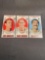 3 Card Lot of 1969-70 Topps Vintage Basketball Cards from Huge Estate Collection