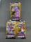 3 Count Lot of Factory Sealed Pokemon UNIFIED MINDS 3 Card Booster Packs from Retail Box