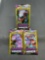 3 Count Lot of Factory Sealed Pokemon UNIFIED MINDS 3 Card Booster Packs from Retail Box