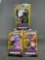 3 Count Lot of Factory Sealed Pokemon UNIFIED MINDS 3 Card Booster Packs from Retail Box
