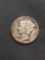 1919-S United States Mercury Silver Dime - 90% Silver Coin from Estate