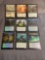 9 Card Lot of Magic the Gathering GOLD SYMBOL Rares and Foil Trading Cards from Binder Collection