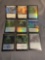 9 Card Lot of Magic the Gathering GOLD SYMBOL Rares and Foil Trading Cards from Binder Collection