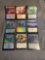 9 Card Lot of Magic the Gathering GOLD SYMBOL Rares and Foil Trading Cards from Binder Collection