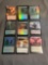 9 Card Lot of Magic the Gathering GOLD SYMBOL Rares and Foil Trading Cards from Binder Collection