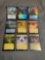 9 Card Lot of Magic the Gathering GOLD SYMBOL Rares and Foil Trading Cards from Binder Collection