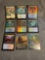 9 Card Lot of Magic the Gathering GOLD SYMBOL Rares and Foil Trading Cards from Binder Collection