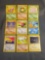 9 Card Lot of Vintage Pokemon 1ST EDITION Trading Cards from Recent Collection Find!