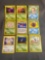 9 Card Lot of Vintage Pokemon 1ST EDITION Trading Cards from Recent Collection Find!