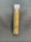 Estate Found Glass Vial of 24k Gold Flakes
