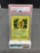 PSA Graded 1999 Pokemon Base Set 1st Edition Shadowless #33 KAKUNA Trading Card - NM-MT 8