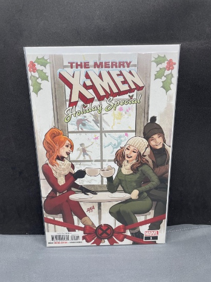 2018 Marvel Comics MERRY X-MEN #1 Holiday Special Modern Age Comic Book from NEW Collection