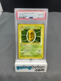 PSA Graded 1999 Pokemon Base Set 1st Edition Shadowless #33 KAKUNA Trading Card - GEM MINT 10