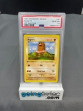 PSA Graded 1999 Pokemon Base Set 1st Edition Shadowless #47 DIGLETT Trading Card - GEM MINT 10