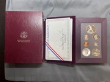 1992 US Mint United States Olympic Coins Prestige Set in Box with COA