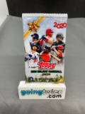 Factory Sealed 2020 TOPPS HOLIDAY Baseball 10 Card Pack
