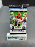 Factory Sealed 2020 CHRONICLES FOOTBALL 5 Card Trading Card Pack