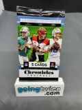 Factory Sealed 2020 CHRONICLES FOOTBALL 5 Card Trading Card Pack