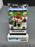 Factory Sealed 2020 CHRONICLES FOOTBALL 5 Card Trading Card Pack