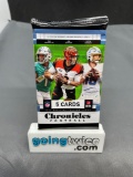 Factory Sealed 2020 CHRONICLES FOOTBALL 5 Card Trading Card Pack