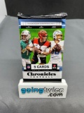 Factory Sealed 2020 CHRONICLES FOOTBALL 5 Card Trading Card Pack