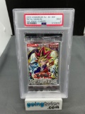 PSA Graded 2003 Konami YuGiOh METAL RAIDERS Foil English Europe Pack - GEM MINT 10