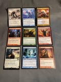 9 Card Lot of Magic the Gathering GOLD SYMBOL Rares and Foil Trading Cards from Binder Collection