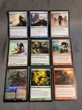 9 Card Lot of Magic the Gathering GOLD SYMBOL Rares and Foil Trading Cards from Binder Collection