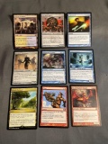 9 Card Lot of Magic the Gathering GOLD SYMBOL Rares and Foil Trading Cards from Binder Collection