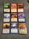 9 Card Lot of Magic the Gathering GOLD SYMBOL Rares and Foil Trading Cards from Binder Collection