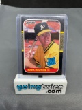 1987 Donruss Baseball #46 MARK MCGWIRE Athletics Rookie Trading Card