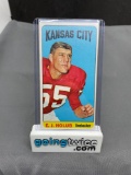 1965 Topps Football Tallboy #103 E.J. HOLUB Kansas City Chiefs Vintage Trading Card