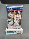 Factory Sealed 2021 BOWMAN BASEBALL 12 Card Pack