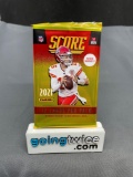 Factory Sealed 2021 SCORE FOOTBALL 12 Card Trading Card Pack