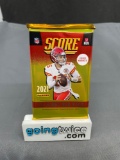 Factory Sealed 2021 SCORE FOOTBALL 12 Card Trading Card Pack