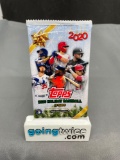Factory Sealed 2020 TOPPS HOLIDAY Baseball 10 Card Pack