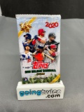 Factory Sealed 2020 TOPPS HOLIDAY Baseball 10 Card Pack