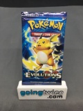 Factory Sealed Pokemon XY Evolutions 10 Card Booster Pack - Raichu Art