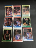 9 Card Lot of 1988-89 Fleer Basketball Cards Vintage from Huge Collection