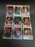 9 Card Lot of 1988-89 Fleer Basketball Cards Vintage from Huge Collection
