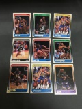 9 Card Lot of 1988-89 Fleer Basketball Cards Vintage from Huge Collection